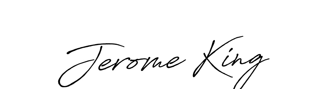 The best way (Antro_Vectra_Bolder) to make a short signature is to pick only two or three words in your name. The name Jerome King include a total of six letters. For converting this name. Jerome King signature style 7 images and pictures png