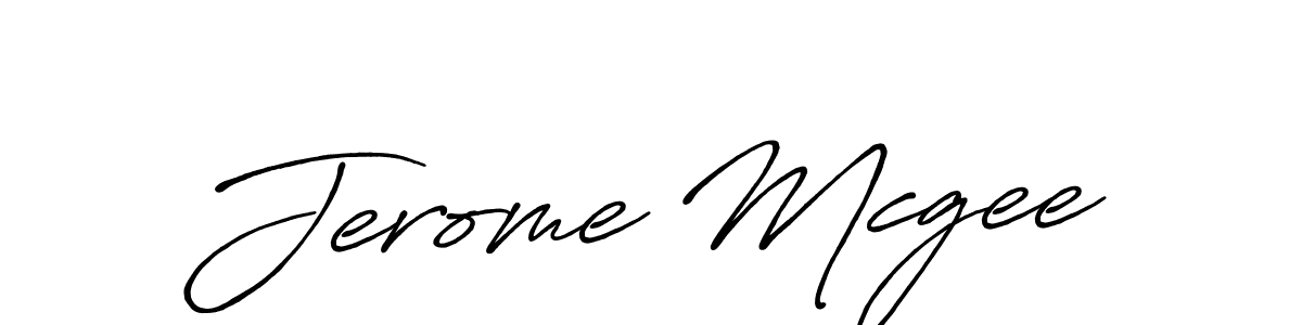 Design your own signature with our free online signature maker. With this signature software, you can create a handwritten (Antro_Vectra_Bolder) signature for name Jerome Mcgee. Jerome Mcgee signature style 7 images and pictures png