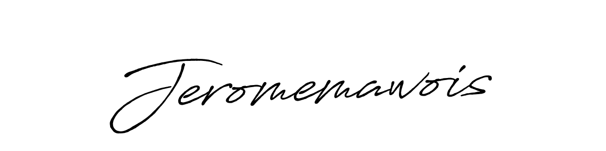 if you are searching for the best signature style for your name Jeromemawois. so please give up your signature search. here we have designed multiple signature styles  using Antro_Vectra_Bolder. Jeromemawois signature style 7 images and pictures png