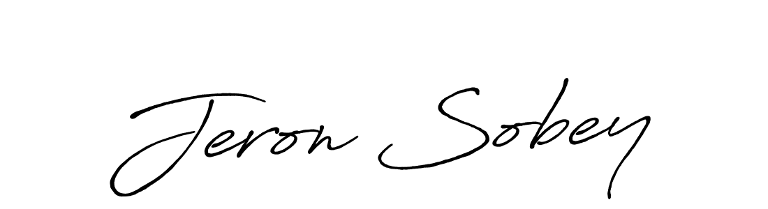Best and Professional Signature Style for Jeron Sobey. Antro_Vectra_Bolder Best Signature Style Collection. Jeron Sobey signature style 7 images and pictures png
