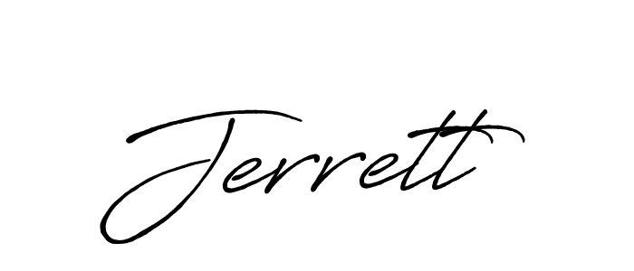 Best and Professional Signature Style for Jerrett. Antro_Vectra_Bolder Best Signature Style Collection. Jerrett signature style 7 images and pictures png