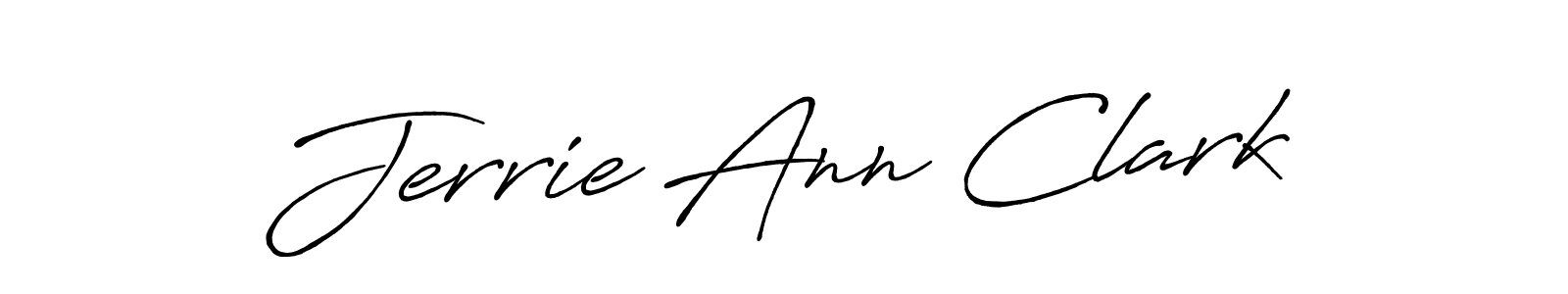 Once you've used our free online signature maker to create your best signature Antro_Vectra_Bolder style, it's time to enjoy all of the benefits that Jerrie Ann Clark name signing documents. Jerrie Ann Clark signature style 7 images and pictures png