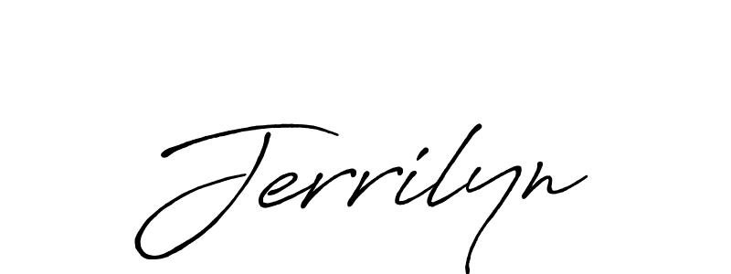 You should practise on your own different ways (Antro_Vectra_Bolder) to write your name (Jerrilyn) in signature. don't let someone else do it for you. Jerrilyn signature style 7 images and pictures png
