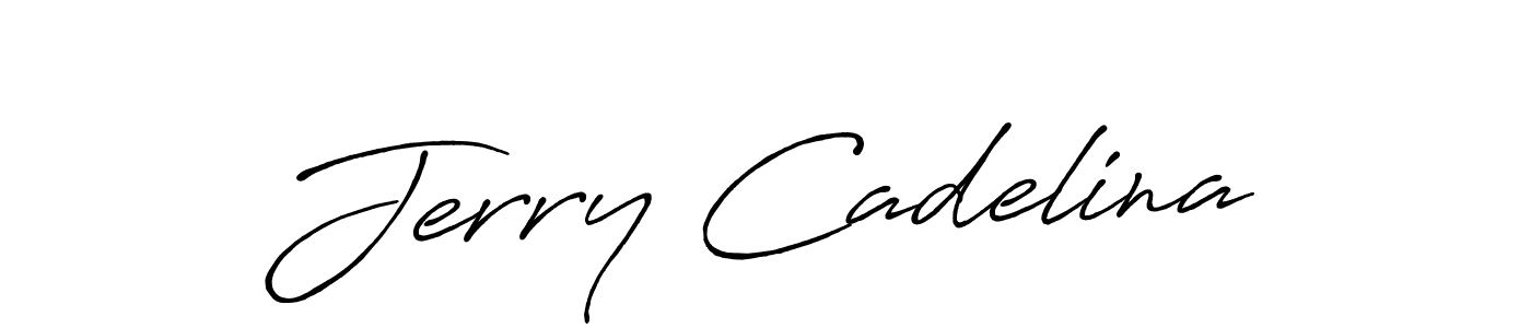 Make a beautiful signature design for name Jerry Cadelina. Use this online signature maker to create a handwritten signature for free. Jerry Cadelina signature style 7 images and pictures png