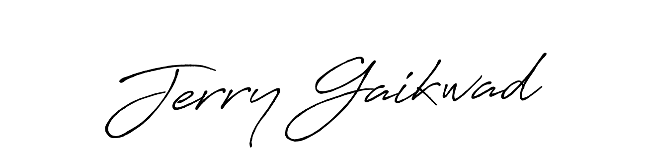 The best way (Antro_Vectra_Bolder) to make a short signature is to pick only two or three words in your name. The name Jerry Gaikwad include a total of six letters. For converting this name. Jerry Gaikwad signature style 7 images and pictures png