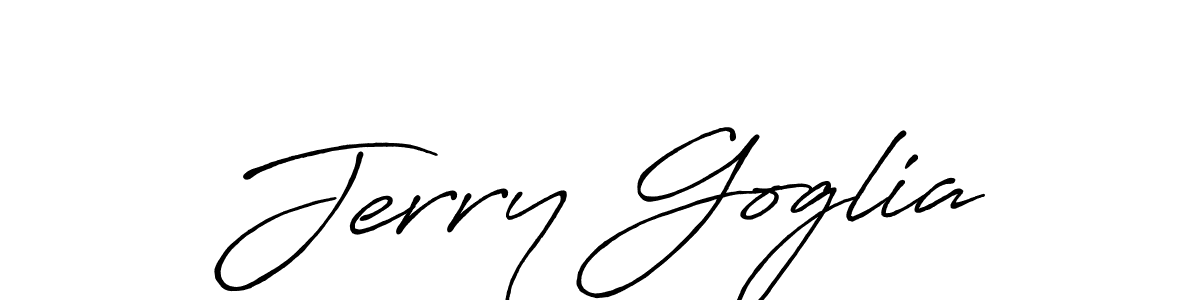 You should practise on your own different ways (Antro_Vectra_Bolder) to write your name (Jerry Goglia) in signature. don't let someone else do it for you. Jerry Goglia signature style 7 images and pictures png