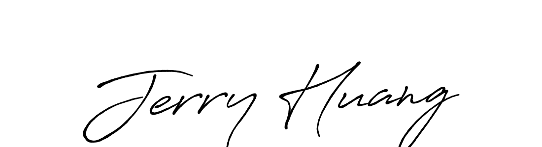 How to make Jerry Huang signature? Antro_Vectra_Bolder is a professional autograph style. Create handwritten signature for Jerry Huang name. Jerry Huang signature style 7 images and pictures png