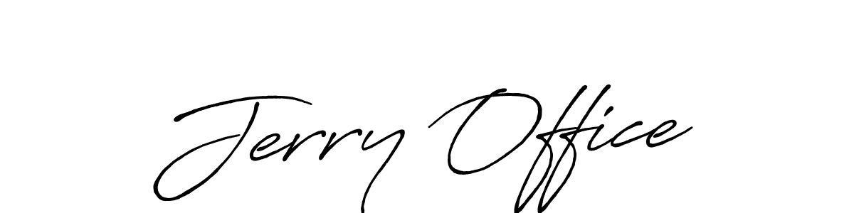 You should practise on your own different ways (Antro_Vectra_Bolder) to write your name (Jerry Office) in signature. don't let someone else do it for you. Jerry Office signature style 7 images and pictures png