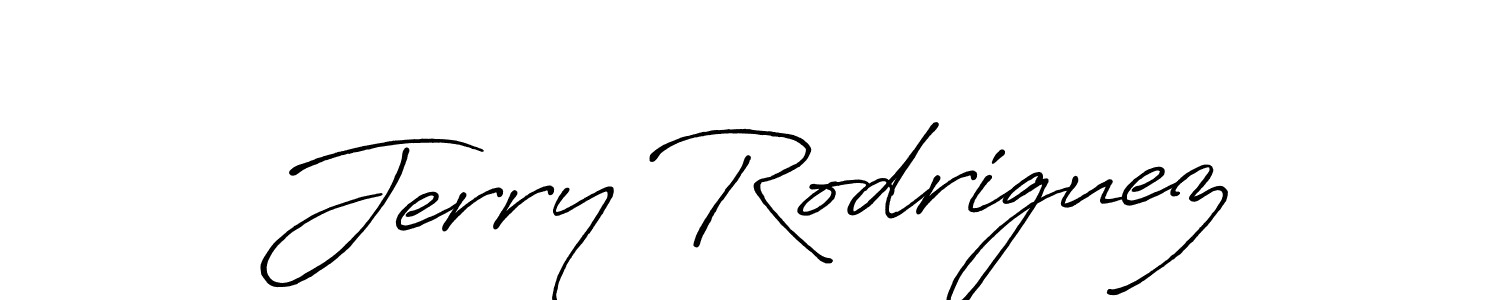 You should practise on your own different ways (Antro_Vectra_Bolder) to write your name (Jerry Rodriguez) in signature. don't let someone else do it for you. Jerry Rodriguez signature style 7 images and pictures png