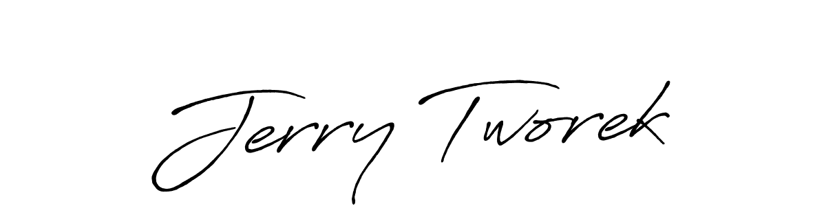 Also we have Jerry Tworek name is the best signature style. Create professional handwritten signature collection using Antro_Vectra_Bolder autograph style. Jerry Tworek signature style 7 images and pictures png