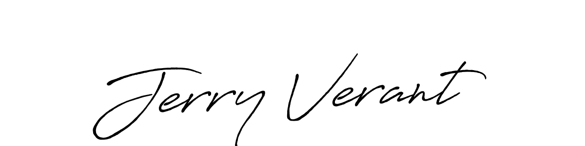 You should practise on your own different ways (Antro_Vectra_Bolder) to write your name (Jerry Verant) in signature. don't let someone else do it for you. Jerry Verant signature style 7 images and pictures png