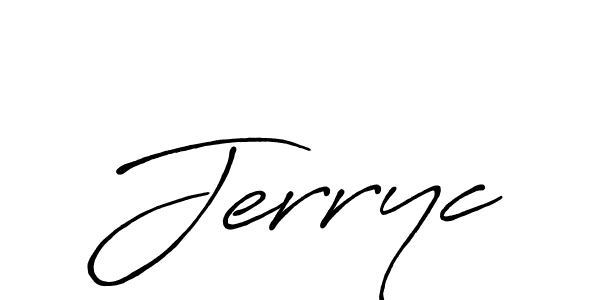 The best way (Antro_Vectra_Bolder) to make a short signature is to pick only two or three words in your name. The name Jerryc include a total of six letters. For converting this name. Jerryc signature style 7 images and pictures png