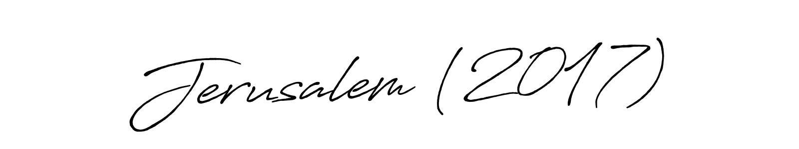 Similarly Antro_Vectra_Bolder is the best handwritten signature design. Signature creator online .You can use it as an online autograph creator for name Jerusalem (2017). Jerusalem (2017) signature style 7 images and pictures png