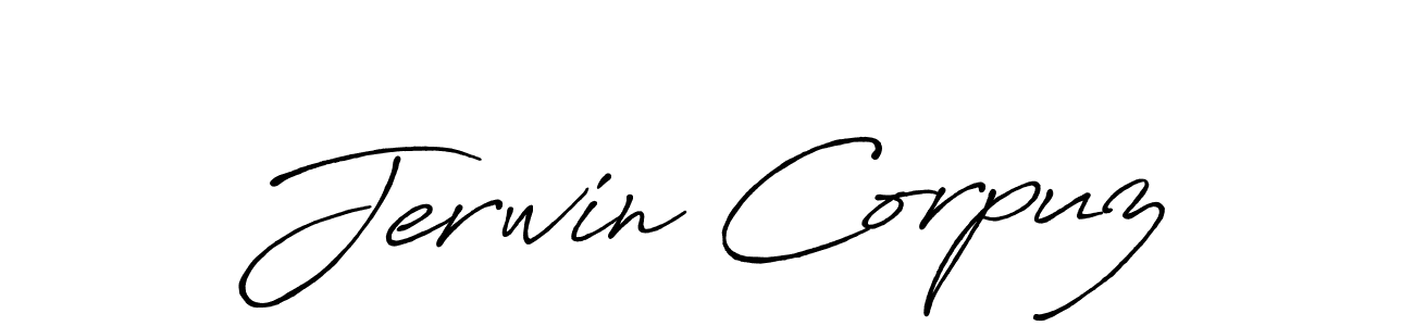 The best way (Antro_Vectra_Bolder) to make a short signature is to pick only two or three words in your name. The name Jerwin Corpuz include a total of six letters. For converting this name. Jerwin Corpuz signature style 7 images and pictures png