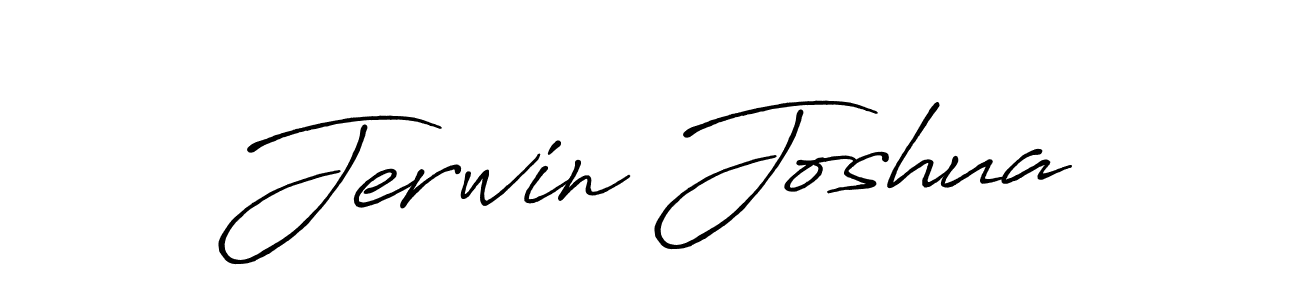 How to make Jerwin Joshua signature? Antro_Vectra_Bolder is a professional autograph style. Create handwritten signature for Jerwin Joshua name. Jerwin Joshua signature style 7 images and pictures png