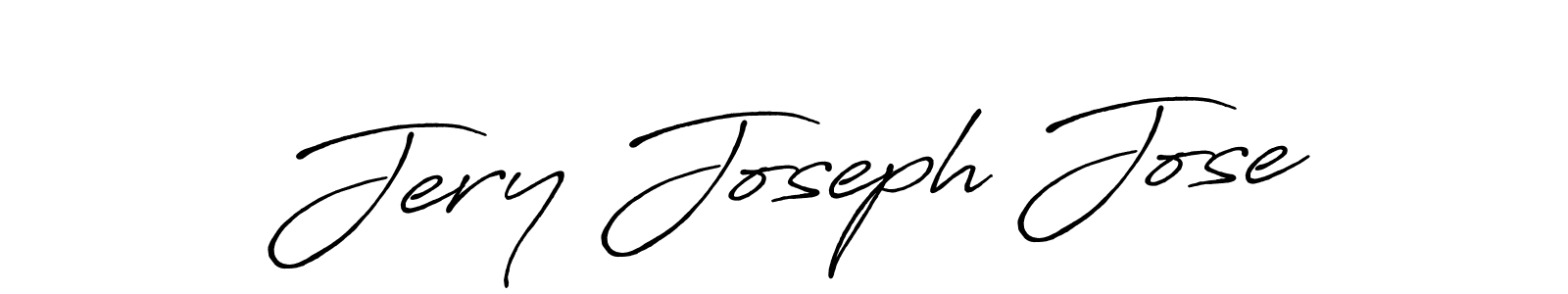This is the best signature style for the Jery Joseph Jose name. Also you like these signature font (Antro_Vectra_Bolder). Mix name signature. Jery Joseph Jose signature style 7 images and pictures png