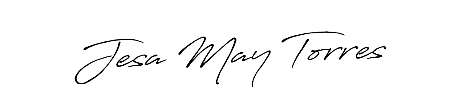 Antro_Vectra_Bolder is a professional signature style that is perfect for those who want to add a touch of class to their signature. It is also a great choice for those who want to make their signature more unique. Get Jesa May Torres name to fancy signature for free. Jesa May Torres signature style 7 images and pictures png