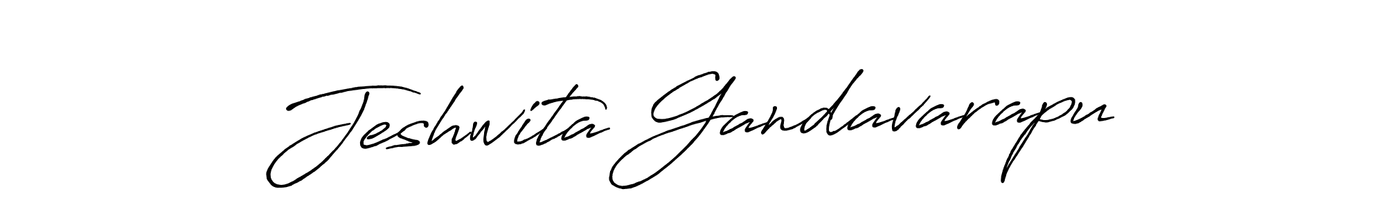This is the best signature style for the Jeshwita Gandavarapu name. Also you like these signature font (Antro_Vectra_Bolder). Mix name signature. Jeshwita Gandavarapu signature style 7 images and pictures png