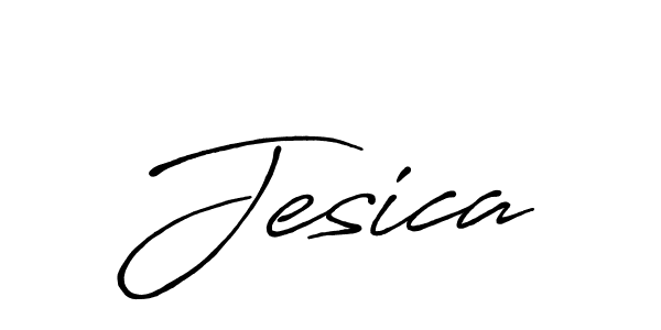 Make a beautiful signature design for name Jesica. With this signature (Antro_Vectra_Bolder) style, you can create a handwritten signature for free. Jesica signature style 7 images and pictures png