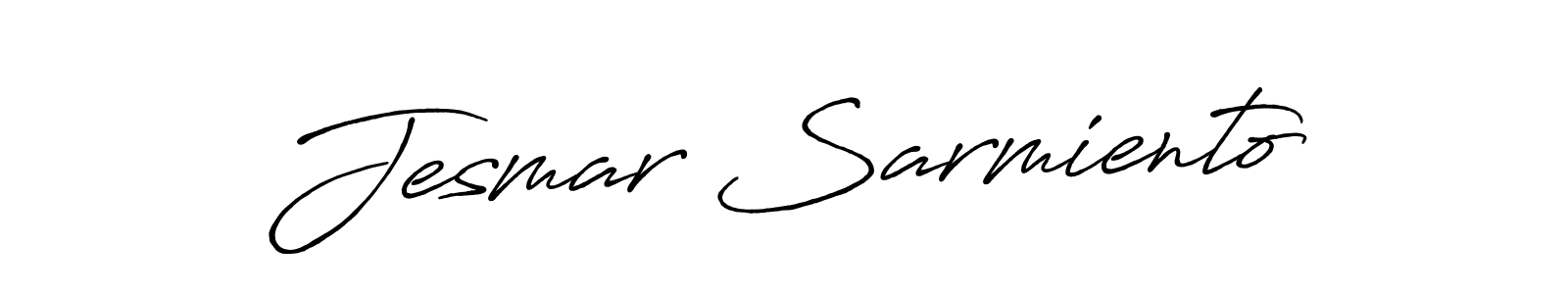 Antro_Vectra_Bolder is a professional signature style that is perfect for those who want to add a touch of class to their signature. It is also a great choice for those who want to make their signature more unique. Get Jesmar Sarmiento name to fancy signature for free. Jesmar Sarmiento signature style 7 images and pictures png