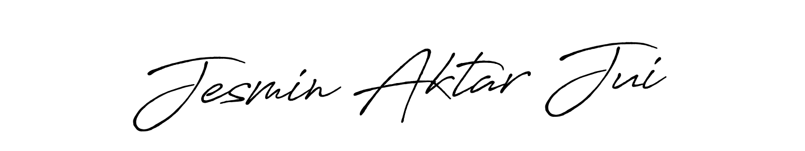 Here are the top 10 professional signature styles for the name Jesmin Aktar Jui. These are the best autograph styles you can use for your name. Jesmin Aktar Jui signature style 7 images and pictures png