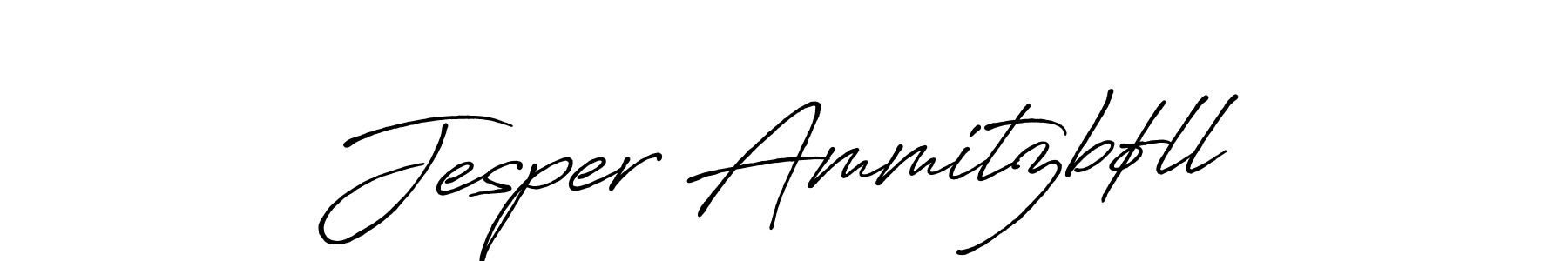 You should practise on your own different ways (Antro_Vectra_Bolder) to write your name (Jesper Ammitzbøll) in signature. don't let someone else do it for you. Jesper Ammitzbøll signature style 7 images and pictures png