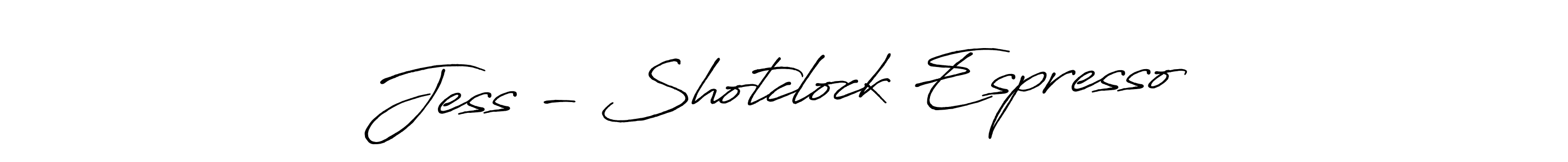 You can use this online signature creator to create a handwritten signature for the name Jess - Shotclock Espresso ❤. This is the best online autograph maker. Jess - Shotclock Espresso ❤ signature style 7 images and pictures png