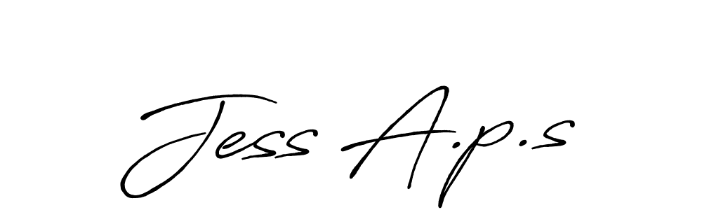 You can use this online signature creator to create a handwritten signature for the name Jess A.p.s. This is the best online autograph maker. Jess A.p.s signature style 7 images and pictures png