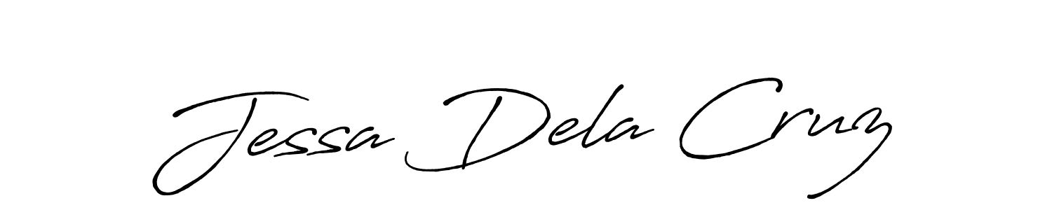 Antro_Vectra_Bolder is a professional signature style that is perfect for those who want to add a touch of class to their signature. It is also a great choice for those who want to make their signature more unique. Get Jessa Dela Cruz name to fancy signature for free. Jessa Dela Cruz signature style 7 images and pictures png