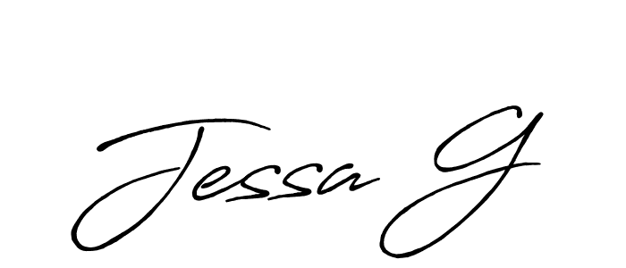 How to make Jessa G signature? Antro_Vectra_Bolder is a professional autograph style. Create handwritten signature for Jessa G name. Jessa G signature style 7 images and pictures png