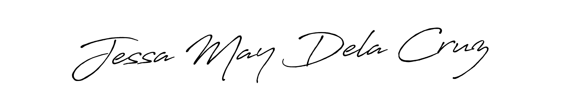 Make a beautiful signature design for name Jessa May Dela Cruz. With this signature (Antro_Vectra_Bolder) style, you can create a handwritten signature for free. Jessa May Dela Cruz signature style 7 images and pictures png