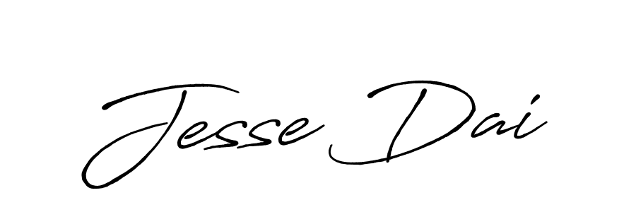 Make a beautiful signature design for name Jesse Dai. With this signature (Antro_Vectra_Bolder) style, you can create a handwritten signature for free. Jesse Dai signature style 7 images and pictures png