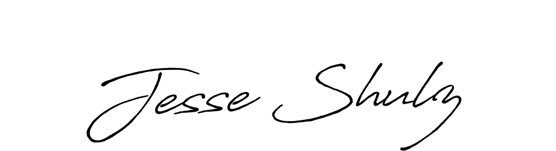 How to make Jesse Shulz name signature. Use Antro_Vectra_Bolder style for creating short signs online. This is the latest handwritten sign. Jesse Shulz signature style 7 images and pictures png