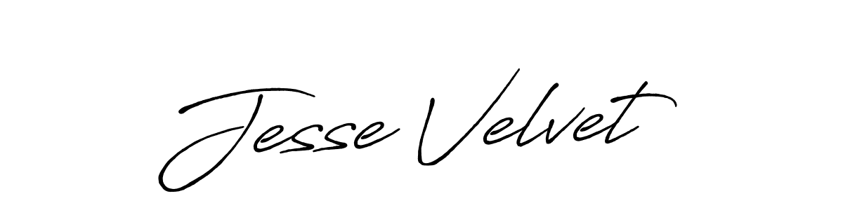 Jesse Velvet stylish signature style. Best Handwritten Sign (Antro_Vectra_Bolder) for my name. Handwritten Signature Collection Ideas for my name Jesse Velvet. Jesse Velvet signature style 7 images and pictures png