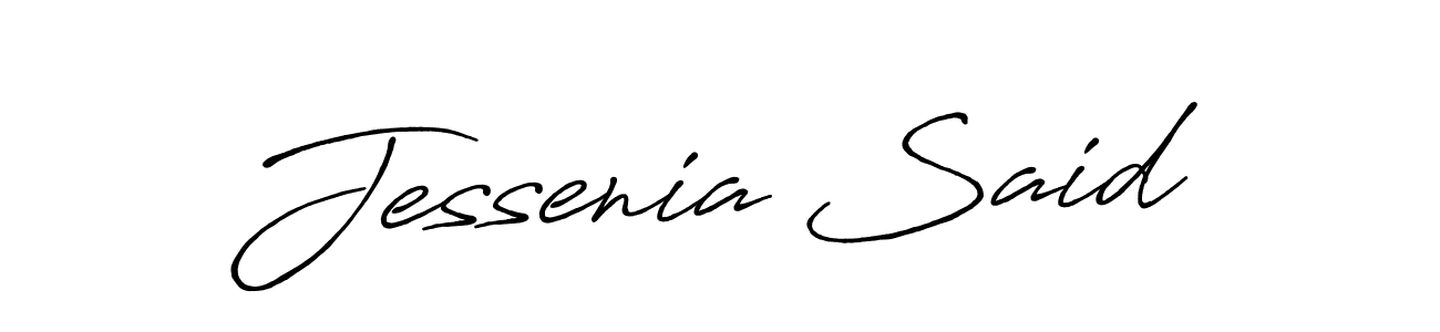 This is the best signature style for the Jessenia Said name. Also you like these signature font (Antro_Vectra_Bolder). Mix name signature. Jessenia Said signature style 7 images and pictures png