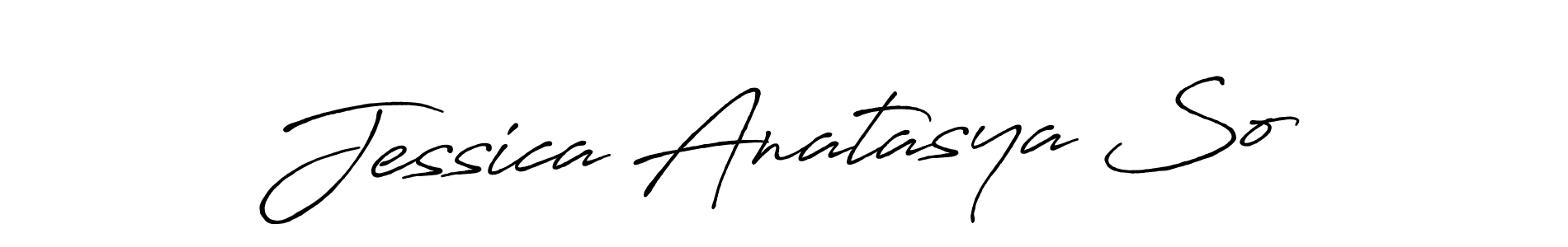 Similarly Antro_Vectra_Bolder is the best handwritten signature design. Signature creator online .You can use it as an online autograph creator for name Jessica Anatasya So. Jessica Anatasya So signature style 7 images and pictures png