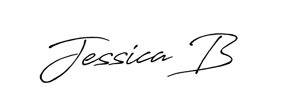 Use a signature maker to create a handwritten signature online. With this signature software, you can design (Antro_Vectra_Bolder) your own signature for name Jessica B. Jessica B signature style 7 images and pictures png