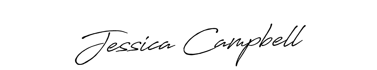 Create a beautiful signature design for name Jessica Campbell. With this signature (Antro_Vectra_Bolder) fonts, you can make a handwritten signature for free. Jessica Campbell signature style 7 images and pictures png