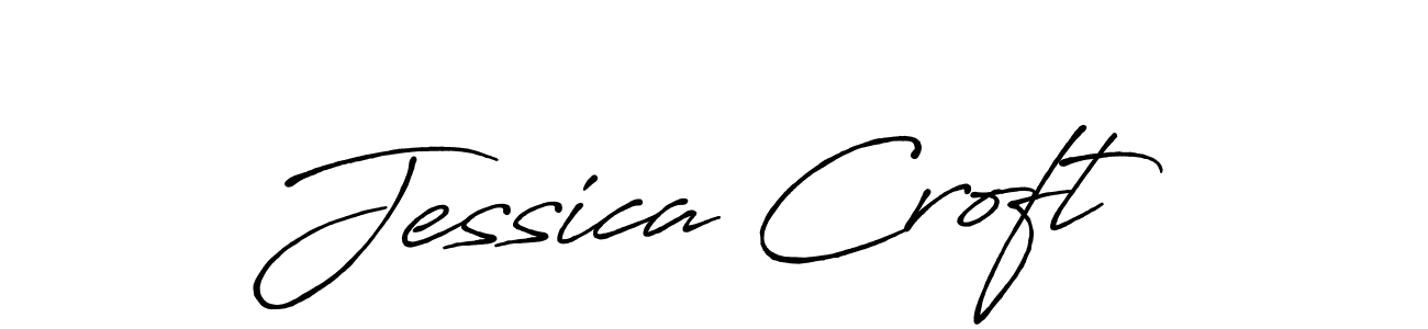 Use a signature maker to create a handwritten signature online. With this signature software, you can design (Antro_Vectra_Bolder) your own signature for name Jessica Croft. Jessica Croft signature style 7 images and pictures png