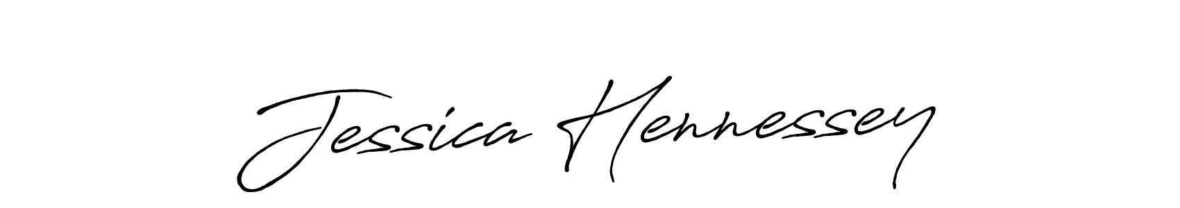 Make a beautiful signature design for name Jessica Hennessey. With this signature (Antro_Vectra_Bolder) style, you can create a handwritten signature for free. Jessica Hennessey signature style 7 images and pictures png