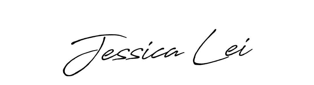 Use a signature maker to create a handwritten signature online. With this signature software, you can design (Antro_Vectra_Bolder) your own signature for name Jessica Lei. Jessica Lei signature style 7 images and pictures png