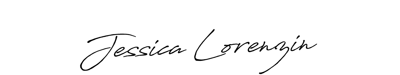 Make a beautiful signature design for name Jessica Lorenzin. With this signature (Antro_Vectra_Bolder) style, you can create a handwritten signature for free. Jessica Lorenzin signature style 7 images and pictures png