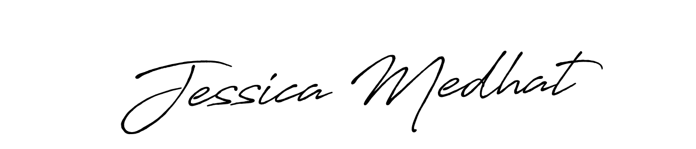 The best way (Antro_Vectra_Bolder) to make a short signature is to pick only two or three words in your name. The name Jessica Medhat include a total of six letters. For converting this name. Jessica Medhat signature style 7 images and pictures png