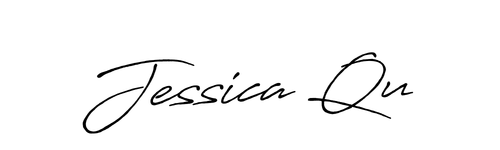 Once you've used our free online signature maker to create your best signature Antro_Vectra_Bolder style, it's time to enjoy all of the benefits that Jessica Qu name signing documents. Jessica Qu signature style 7 images and pictures png