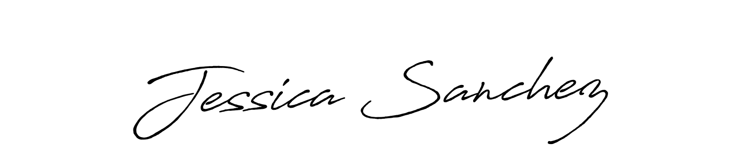 Create a beautiful signature design for name Jessica Sanchez. With this signature (Antro_Vectra_Bolder) fonts, you can make a handwritten signature for free. Jessica Sanchez signature style 7 images and pictures png