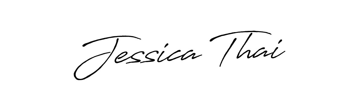Also You can easily find your signature by using the search form. We will create Jessica Thai name handwritten signature images for you free of cost using Antro_Vectra_Bolder sign style. Jessica Thai signature style 7 images and pictures png