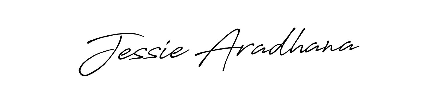 How to make Jessie Aradhana signature? Antro_Vectra_Bolder is a professional autograph style. Create handwritten signature for Jessie Aradhana name. Jessie Aradhana signature style 7 images and pictures png
