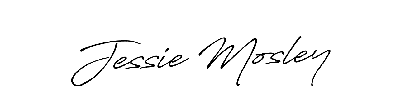Jessie Mosley stylish signature style. Best Handwritten Sign (Antro_Vectra_Bolder) for my name. Handwritten Signature Collection Ideas for my name Jessie Mosley. Jessie Mosley signature style 7 images and pictures png