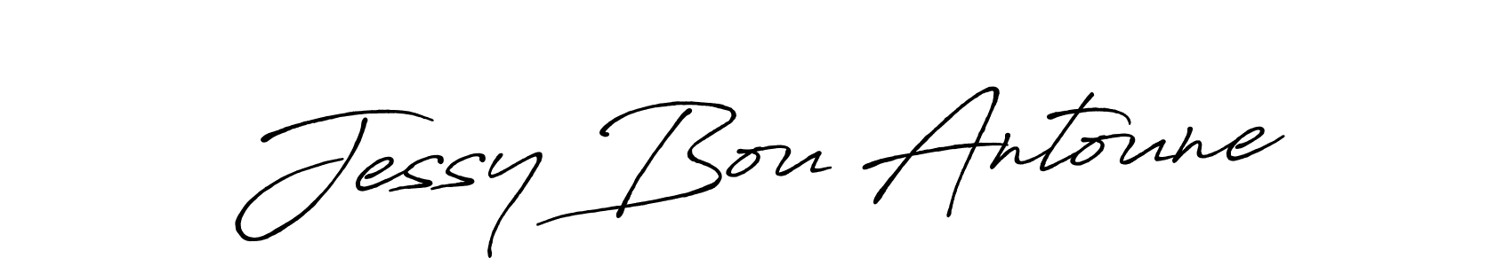 Also You can easily find your signature by using the search form. We will create Jessy Bou Antoune name handwritten signature images for you free of cost using Antro_Vectra_Bolder sign style. Jessy Bou Antoune signature style 7 images and pictures png