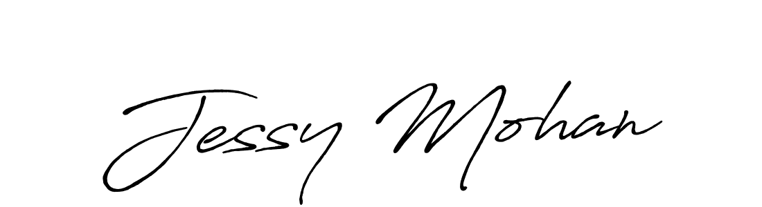 Create a beautiful signature design for name Jessy Mohan. With this signature (Antro_Vectra_Bolder) fonts, you can make a handwritten signature for free. Jessy Mohan signature style 7 images and pictures png